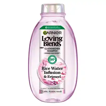 Kruidvat Garnier Loving Blends Rice Water Infusion & Zetmeel Gladmakende Shampoo aanbieding