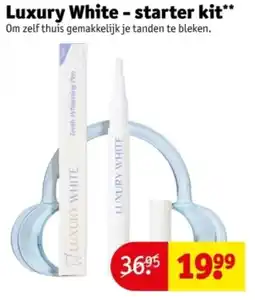 Kruidvat Luxury Whitestarter kit aanbieding
