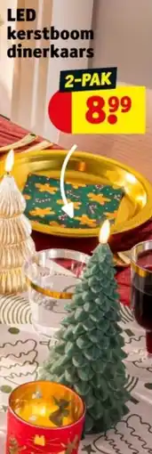 Kruidvat LED kerstboom dinerkaars aanbieding