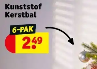 Kruidvat Kunststof Kerstbal aanbieding