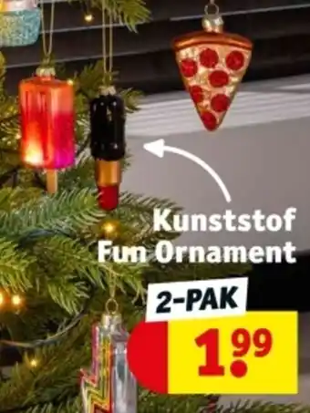 Kruidvat Kunststof Fun Ornament aanbieding