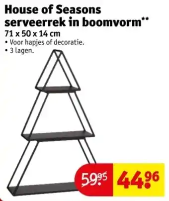 Kruidvat House of Seasons serveerrek in boomvorm aanbieding