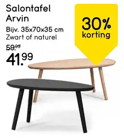 Leen Bakker Salontafel Arvin aanbieding
