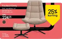 Leen Bakker Fauteuil Emily aanbieding