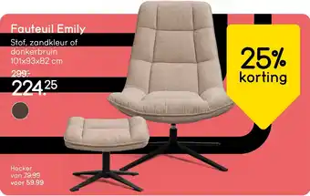 Leen Bakker Fauteuil Emily aanbieding