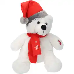 Dirk Pluche beer 30cm met led aanbieding