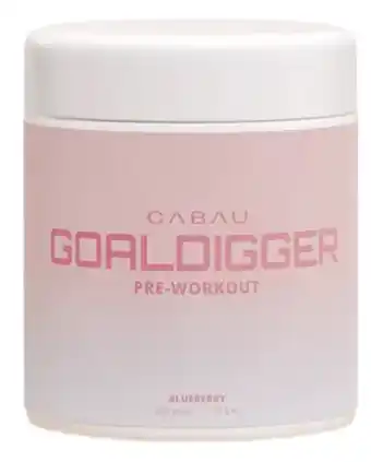 De Online Drogist Cabau Goaldigger Pre-Workout Blueberry aanbieding