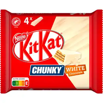 Dirk Nestlé Kitkat chunky white 4 stuks aanbieding