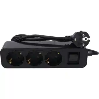 Dirk Philips Stekkerdoos zwart aanbieding