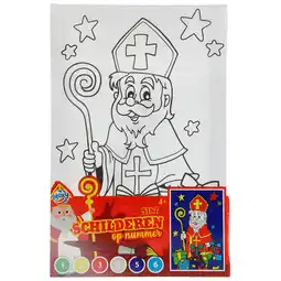 Dirk Sint canvas schilderen op nummer aanbieding