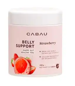De Online Drogist Cabau Belly Support Strawberry Poeder aanbieding
