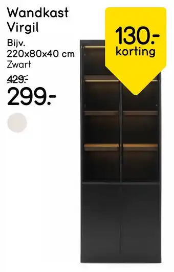 Leen Bakker Wandkast Virgil aanbieding
