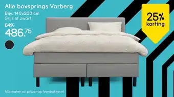Leen Bakker Alle boxsprings Varberg aanbieding