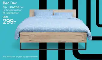 Leen Bakker Bed Dex aanbieding
