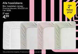 Leen Bakker Alle hoeslakens aanbieding