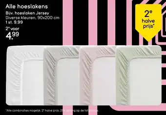 Leen Bakker Alle hoeslakens aanbieding