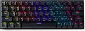 Bol.com 60% Mechanisch Gaming Keyboard – Blue Switches - RGB – Zwart– Bedraad aanbieding