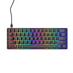 MediaMarkt QWARE San Jose 60% Bedraad Gamingtoetsenbord Zwart aanbieding