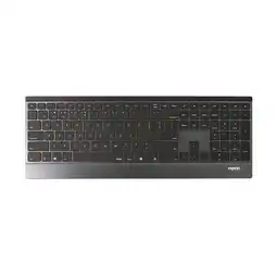 Bol.com Rapoo E9500M Multi-mode Ultra-Slim Wireless Keyboard black UI Layout aanbieding