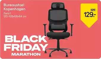 Leen Bakker Bureaustoel Kopenhagen aanbieding