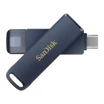 Conrad SanDisk Phone Drive USB-stick Retail 64 GB Blauw SDIXD0N-064G-GN6NN USB-C 3.2 Gen 1, Lightning aanbieding