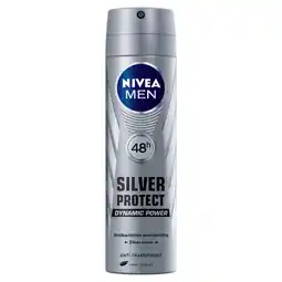 Kruidvat NIVEA Men Silver Protect Dynamic Antitranspirant Spray aanbieding