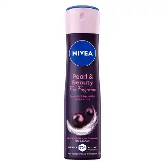 Kruidvat NIVEA Pearl & Beauty Soft & Smooth Deodorant Spray aanbieding