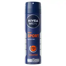 Kruidvat NIVEA Men Sport Antitranspirant Spray aanbieding