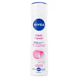 Kruidvat NIVEA Fresh Flower Deodorant Spray aanbieding