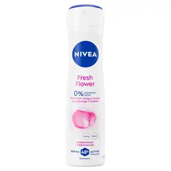 Kruidvat NIVEA Fresh Flower Deodorant Spray aanbieding