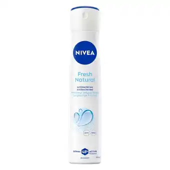 Kruidvat NIVEA Fresh Natural Deodorant Spray aanbieding