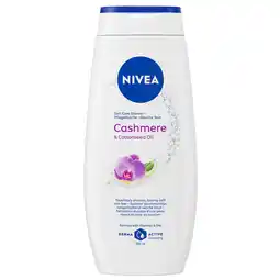 Kruidvat NIVEA Crème Soft Cashmere & Cottonseed Oil Douchecrème aanbieding