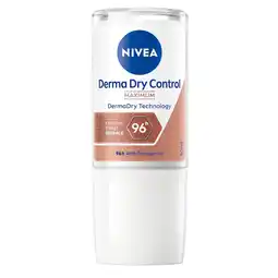 Kruidvat NIVEA Derma Control Antitranspirant Roller aanbieding