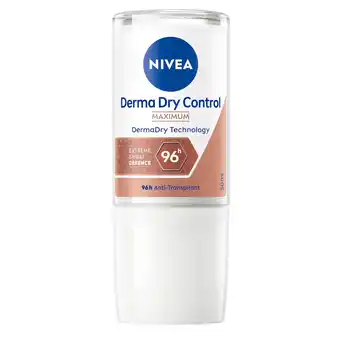 Kruidvat NIVEA Derma Control Antitranspirant Roller aanbieding