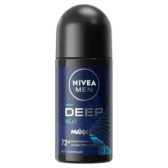 Kruidvat NIVEA Men Deep Beat Antitranspirant Roller aanbieding
