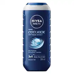 Kruidvat NIVEA Men Cool Kick 3-in-1 Douchegel aanbieding