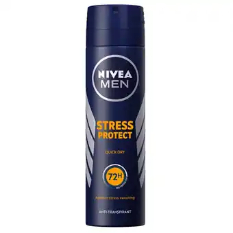 Kruidvat NIVEA Men Stress Protect Antitranspirant Spray aanbieding