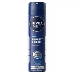 Kruidvat NIVEA Men Protect & Care Antitranspirant Spray aanbieding
