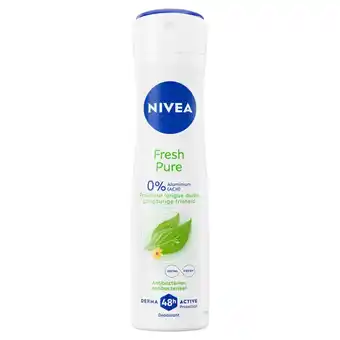 Kruidvat NIVEA Fresh Pure Deodorant Spray aanbieding