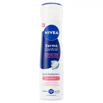 Kruidvat NIVEA Derma Control Natural Tone Antitranspirant Spray aanbieding