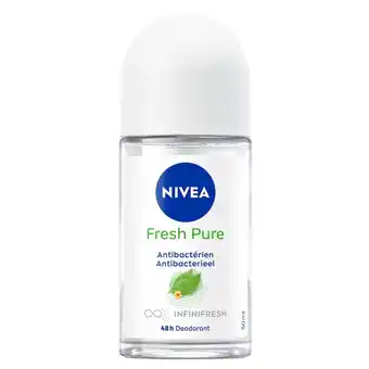 Kruidvat NIVEA Fresh Pure Deodorant Roller aanbieding