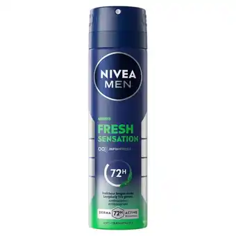 Kruidvat NIVEA Men Sensation Fresh Deodorant Spray aanbieding