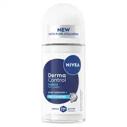 Kruidvat NIVEA Derma Control Defend Antitranspirant Roller aanbieding