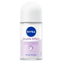 Kruidvat NIVEA Double Effect Antitranspirant Roller aanbieding