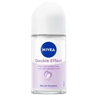 Kruidvat NIVEA Double Effect Antitranspirant Roller aanbieding