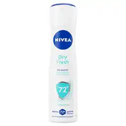 Kruidvat NIVEA Dry Fresh Antitranspirant Spray aanbieding