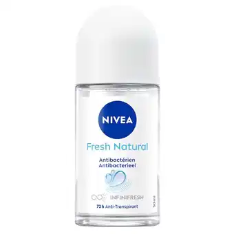 Kruidvat NIVEA Fresh Natural Antitranspirant Roller aanbieding