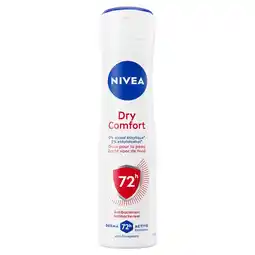 Kruidvat NIVEA Dry Comfort Antitranspirant Spray aanbieding