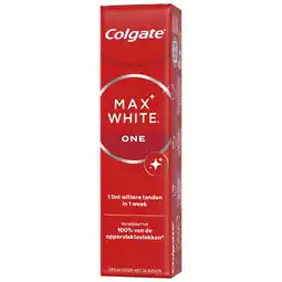 Kruidvat Colgate Max White One Whitening Tandpasta aanbieding