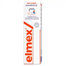 Kruidvat Elmex Anti-Cariës Mentholvrij Tandpasta aanbieding